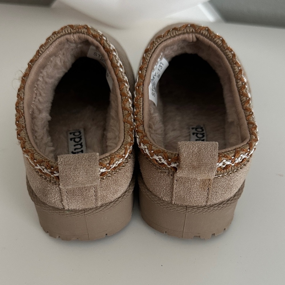 Tan Kids slides boots - Picture 3 of 6
